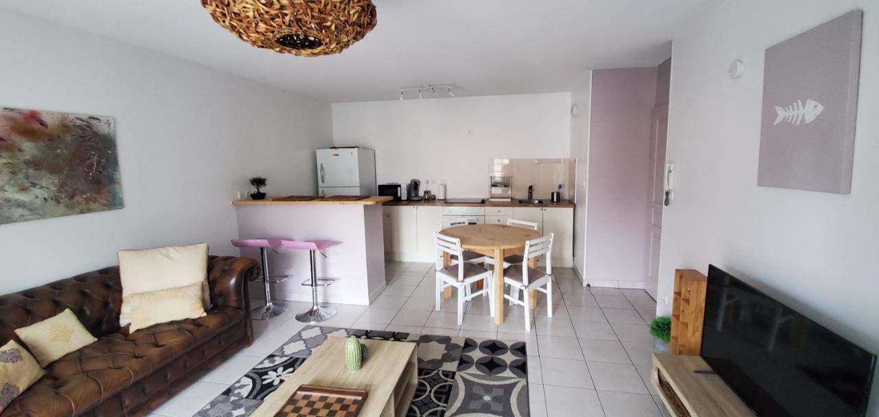 Appartement 2 Chambres Balcon Parking Prive Centre Village Lit-et-Mixe Dış mekan fotoğraf